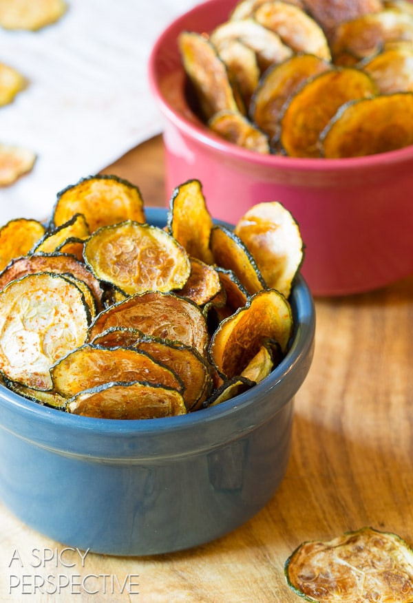 Healthy Baked Snacks
 Baked Zucchini Chips A Spicy Perspective