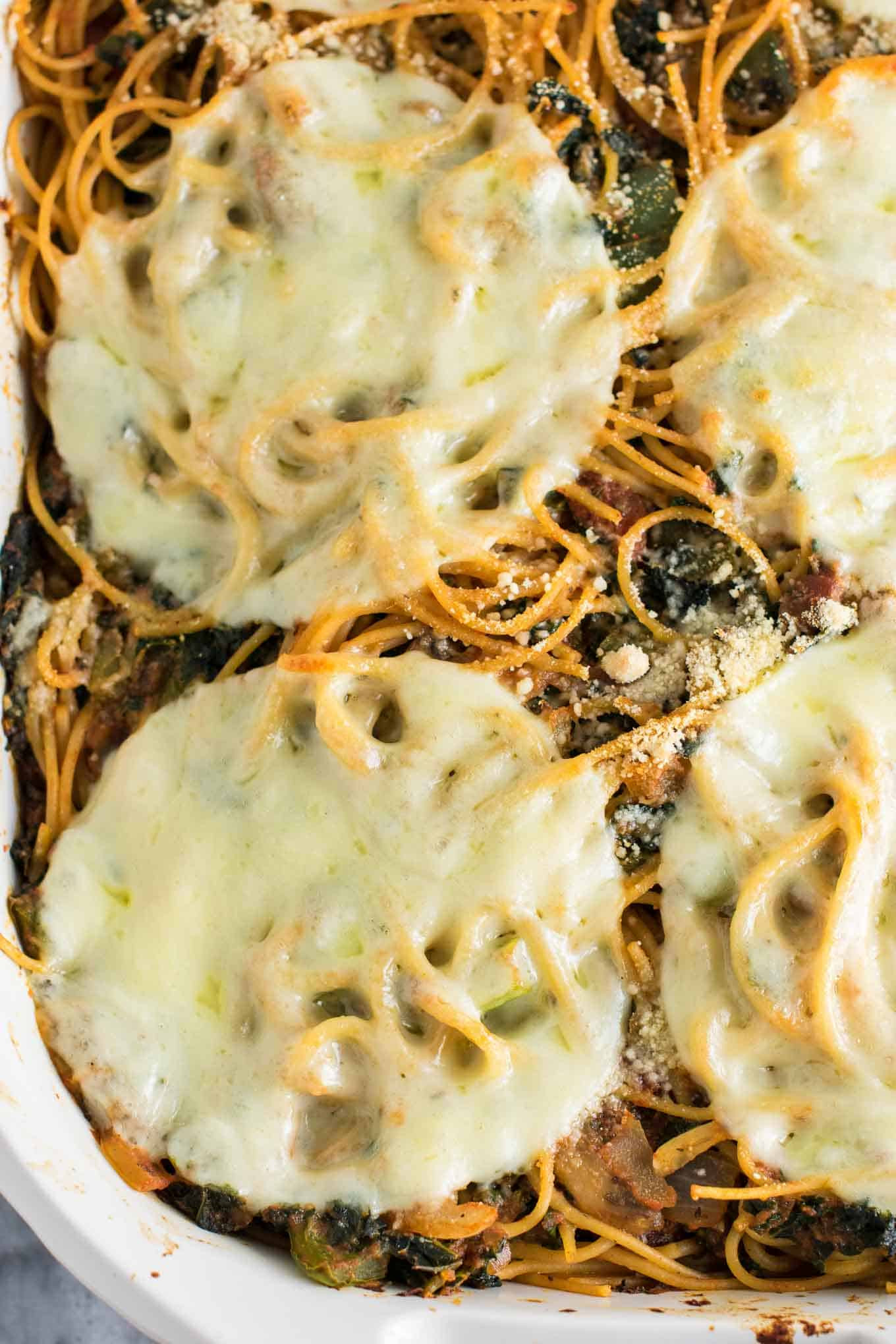 Healthy Baked Spaghetti
 Healthy Baked Spaghetti Recipe with mushrooms bell