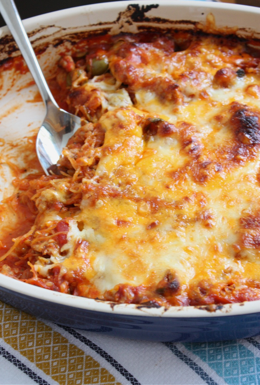 Healthy Baked Spaghetti
 healthy baked spaghetti squash casserole