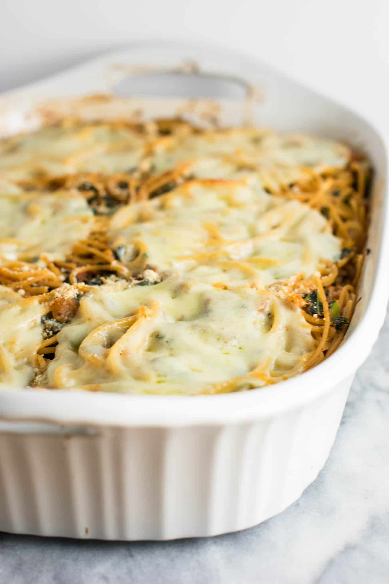 Healthy Baked Spaghetti
 Healthy Baked Spaghetti Recipe with mushrooms bell