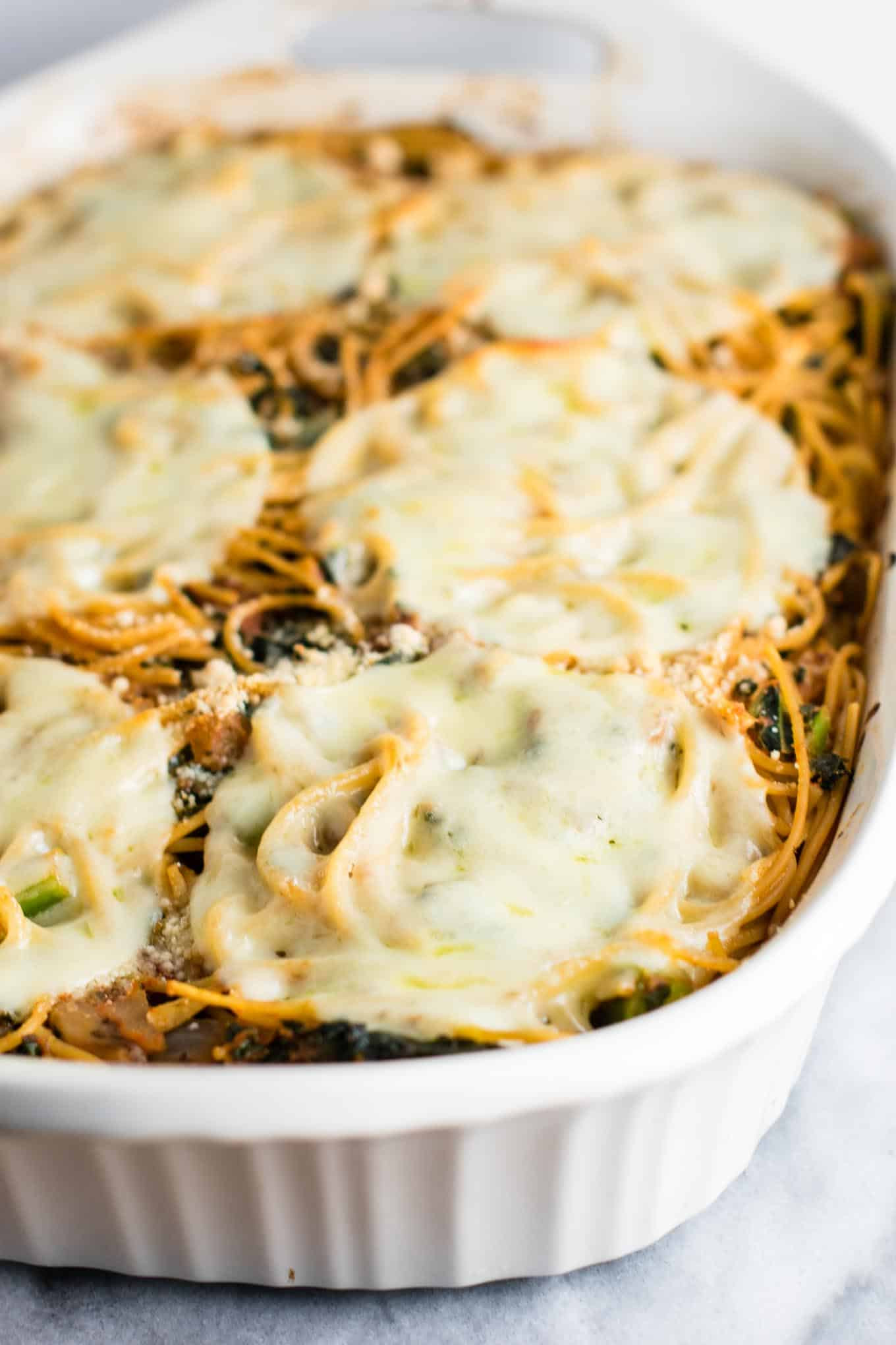 Healthy Baked Spaghetti
 Healthy Baked Spaghetti Recipe with mushrooms bell