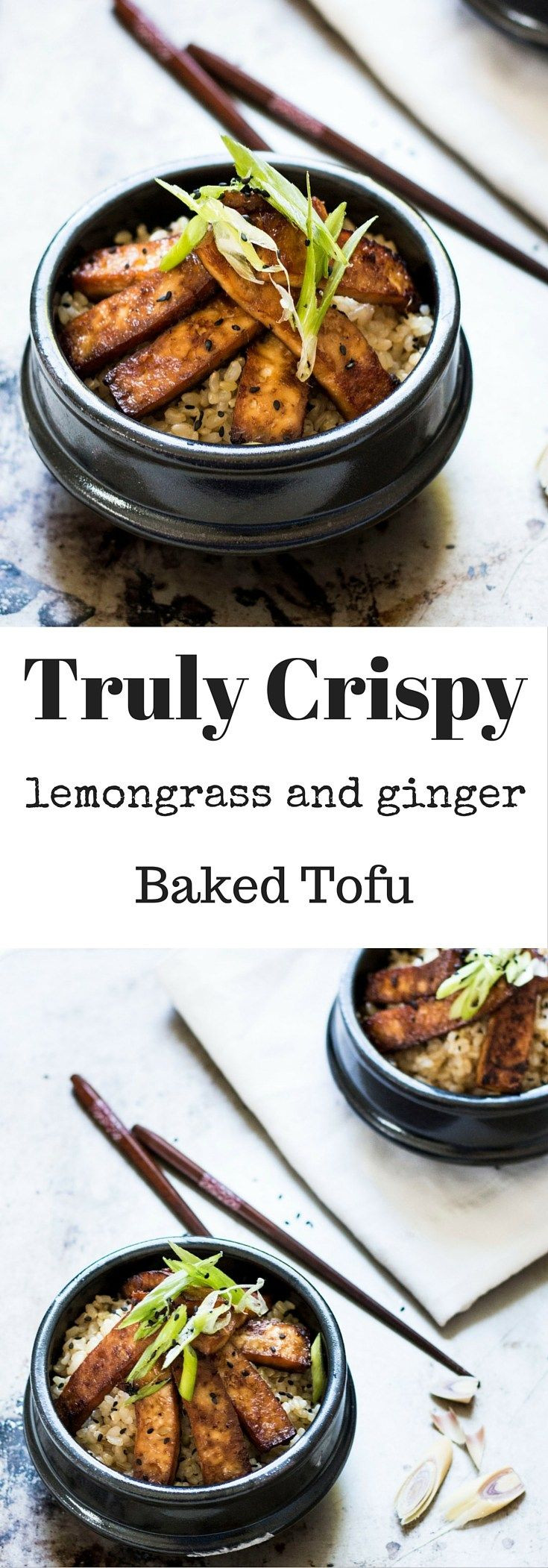 Healthy Baked Tofu Recipes
 Truly Crispy Baked Lemongrass and Ginger Tofu