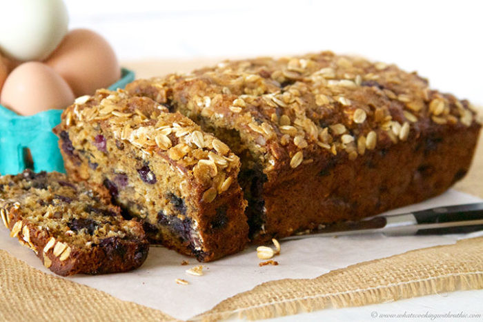 Healthy Banana Blueberry Bread
 Blueberry Banana Oat Bread Cooking With Ruthie