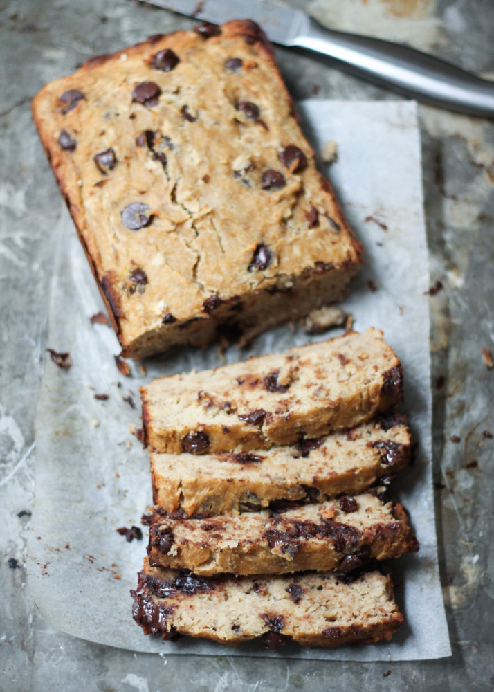 Healthy Banana Bread No Flour the top 20 Ideas About Chocolate Chip Coconut Flour Banana Bread Gluten Free