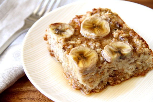 Healthy Banana Bread Pudding
 Banana Oat Bread Pudding