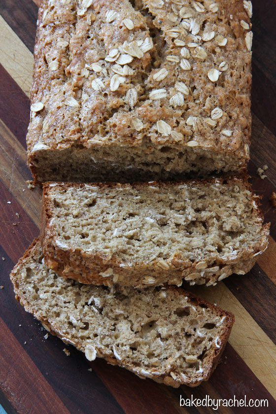 Healthy Banana Bread Recipe With Oats
 Whole Wheat Oatmeal Banana Bread