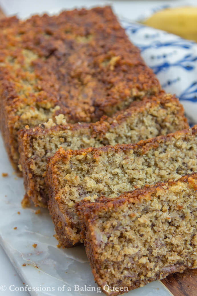 Healthy Banana Bread Recipe With Oats
 Oat Flour Banana Bread Confessions of a Baking Queen