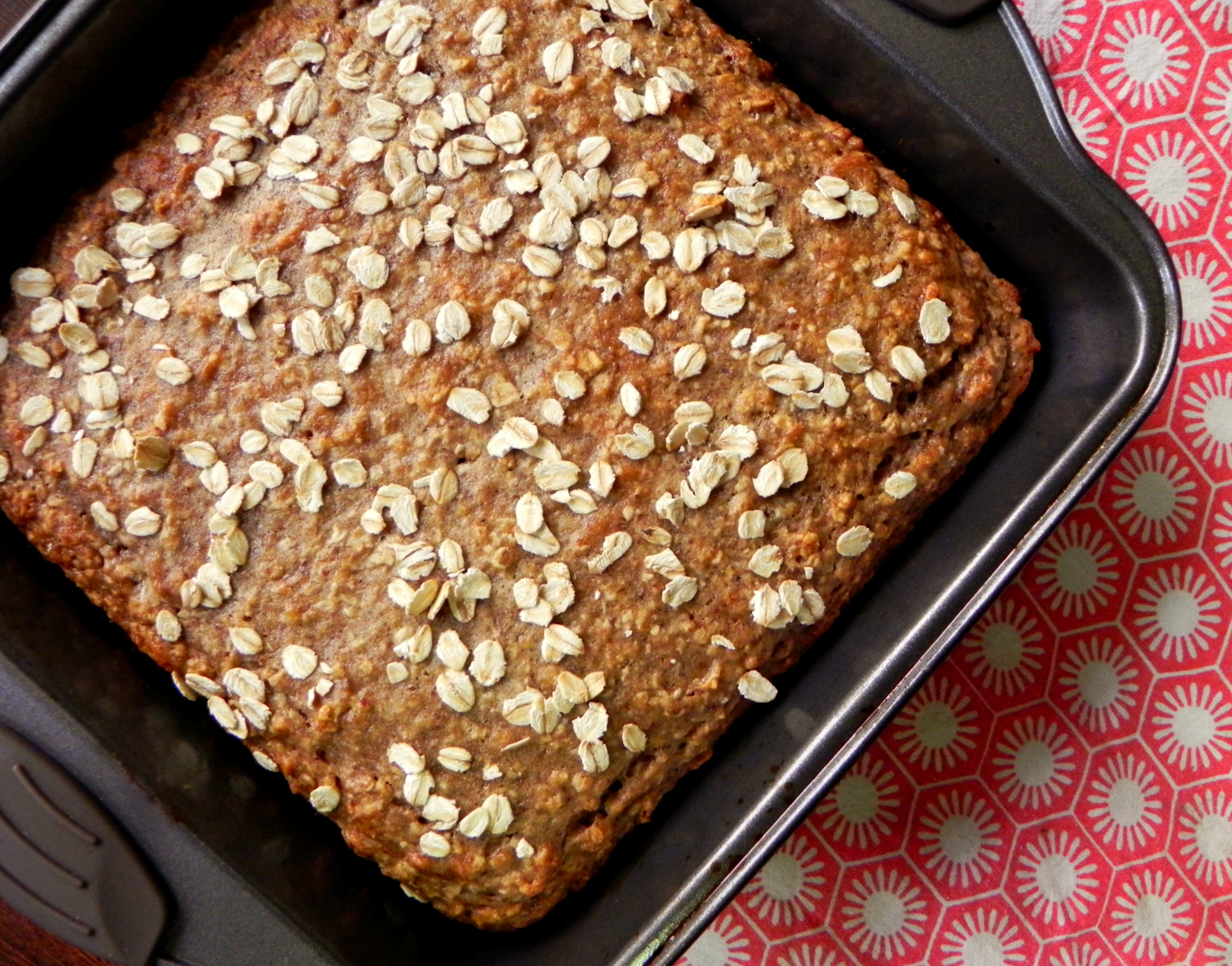 Healthy Banana Bread With Oats
 Vegan Banana Oat Bread