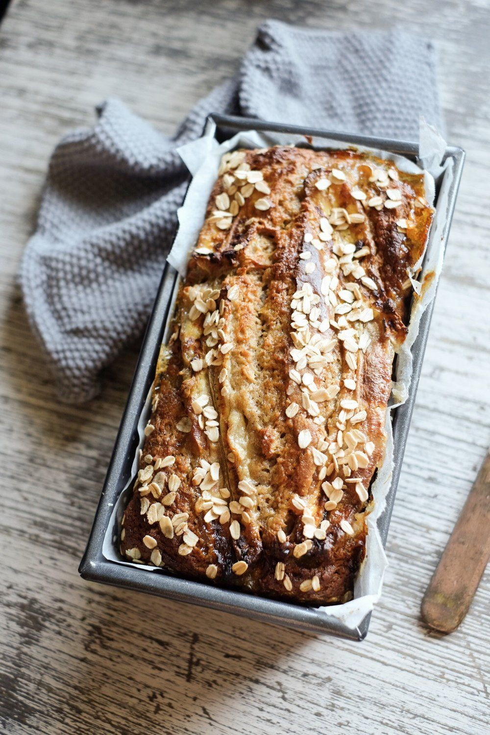 Healthy Banana Bread With Oats
 Healthy Honey & Oat Banana Bread