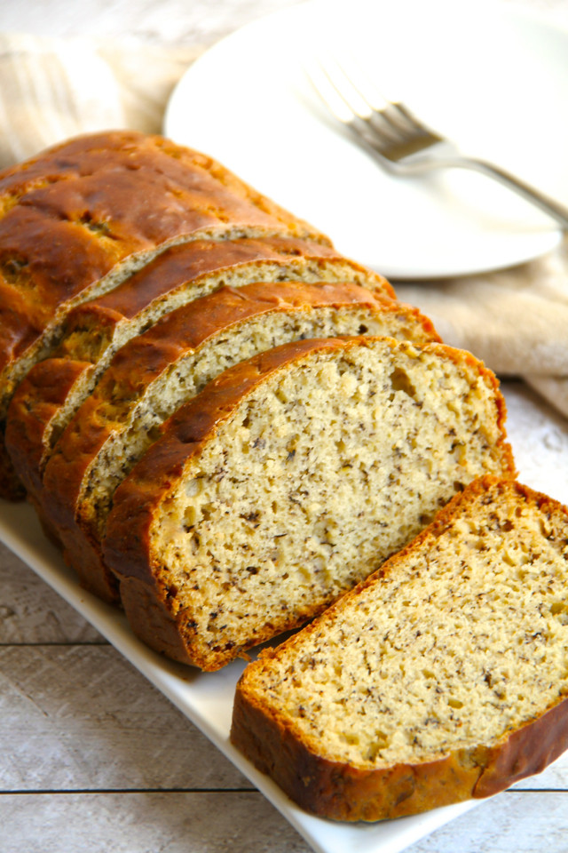 Healthy Banana Bread With Yogurt
 Greek Yogurt Banana Bread