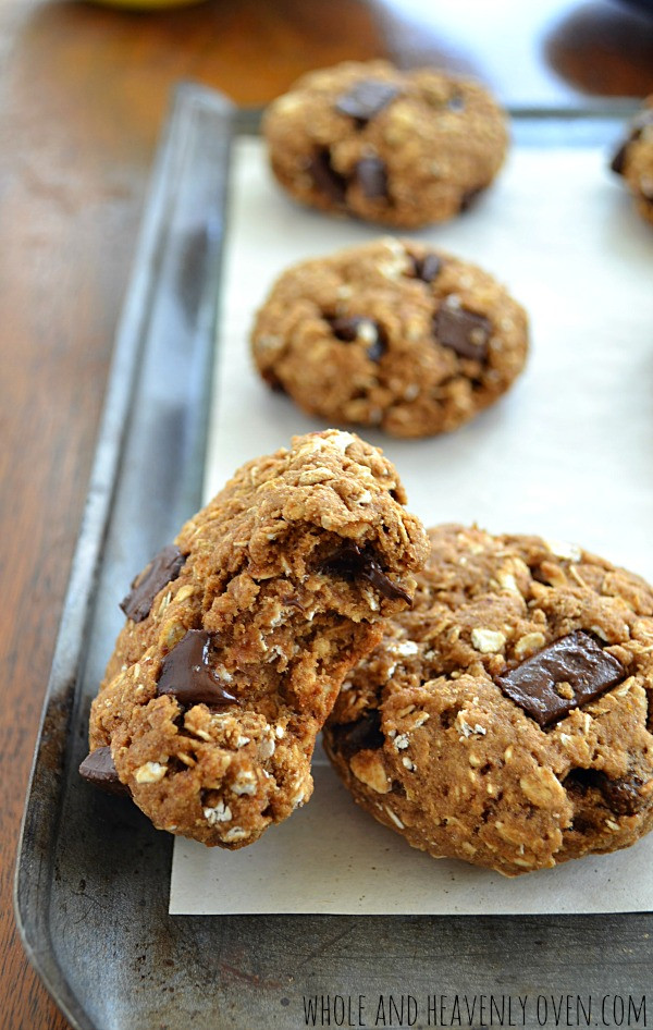 Healthy Banana Breakfast Cookies
 Healthy Banana Chocolate Breakfast Cookies