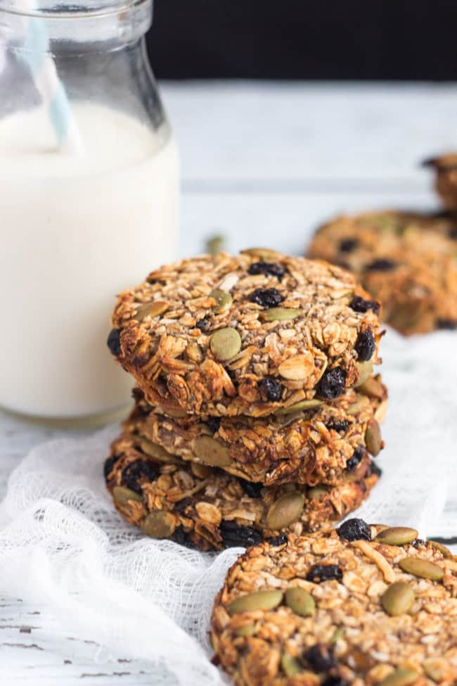 Healthy Banana Breakfast Cookies
 Super Healthy Grab and Go Banana Breakfast Cookies