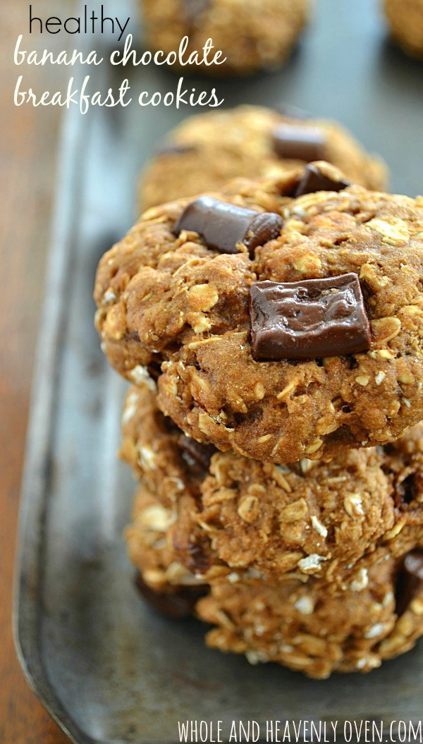 Healthy Banana Breakfast Cookies the Best Ideas for Healthy Banana Chocolate Breakfast Cookies