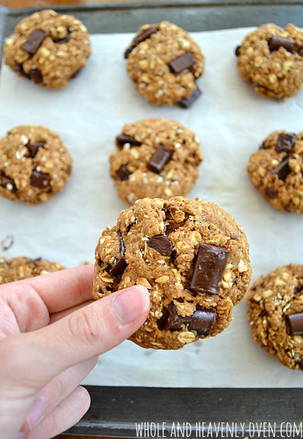 Healthy Banana Breakfast Cookies
 Healthy Banana Chocolate Breakfast Cookies