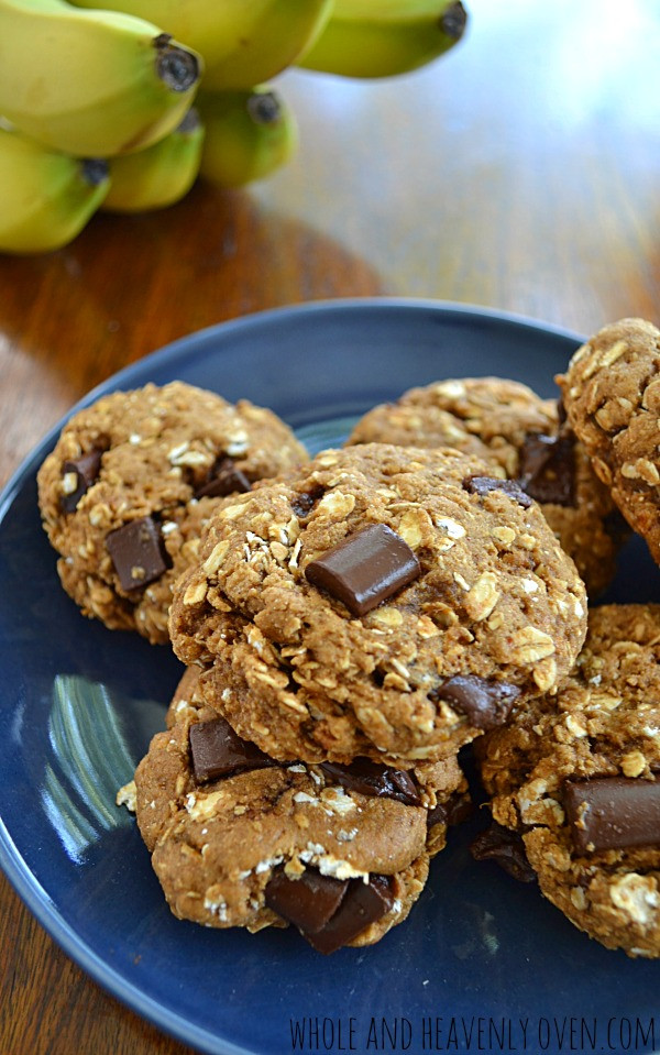 Healthy Banana Breakfast Cookies
 Healthy Banana Chocolate Breakfast Cookies