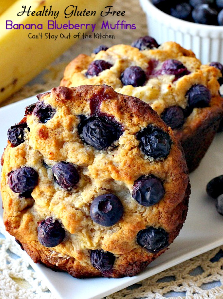Healthy Banana Breakfast Muffins
 Healthy Gluten Free Banana Blueberry Muffins Can t Stay