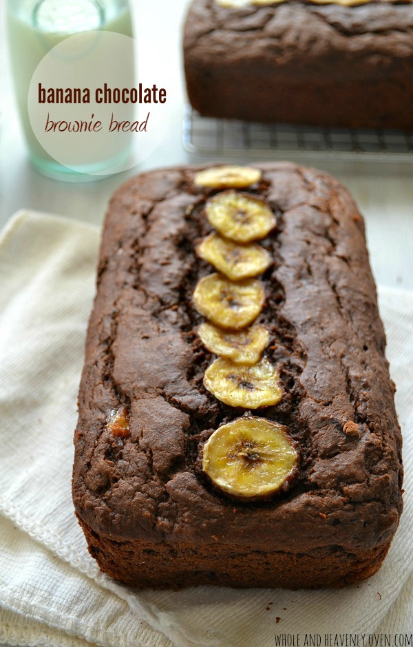 Healthy Banana Brownies
 Chocolate Banana Brownie Bread