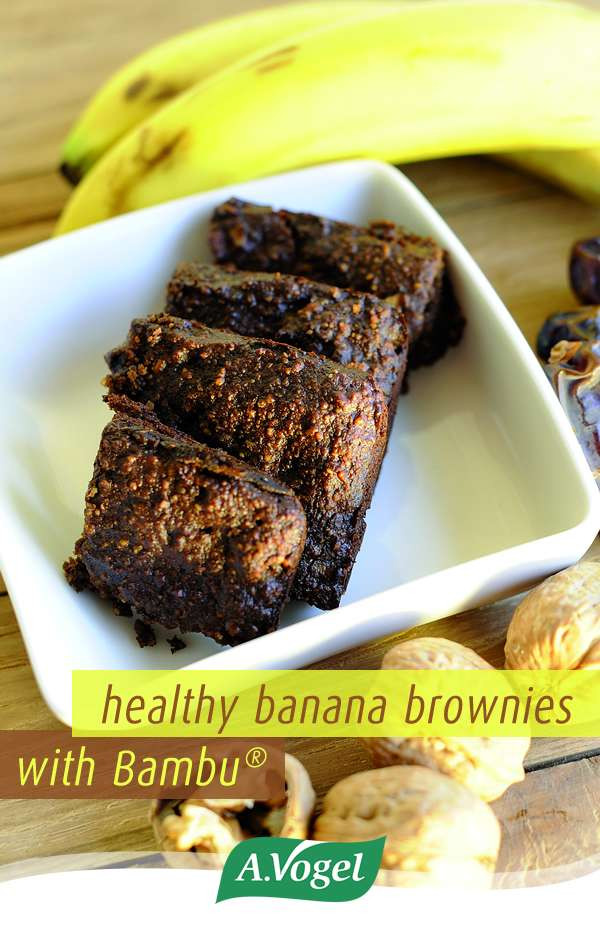 Healthy Banana Brownies
 Healthy Banana Brownies with Bambu