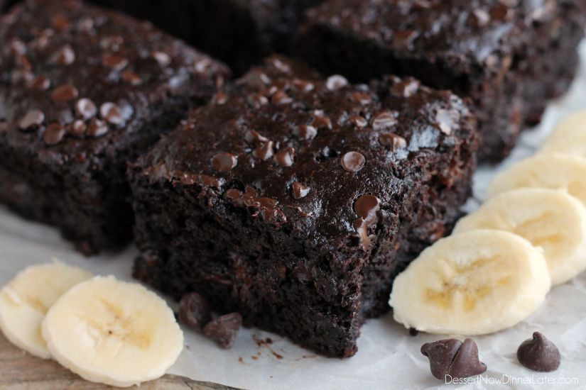 Healthy Banana Cake
 Double Chocolate Banana Cake