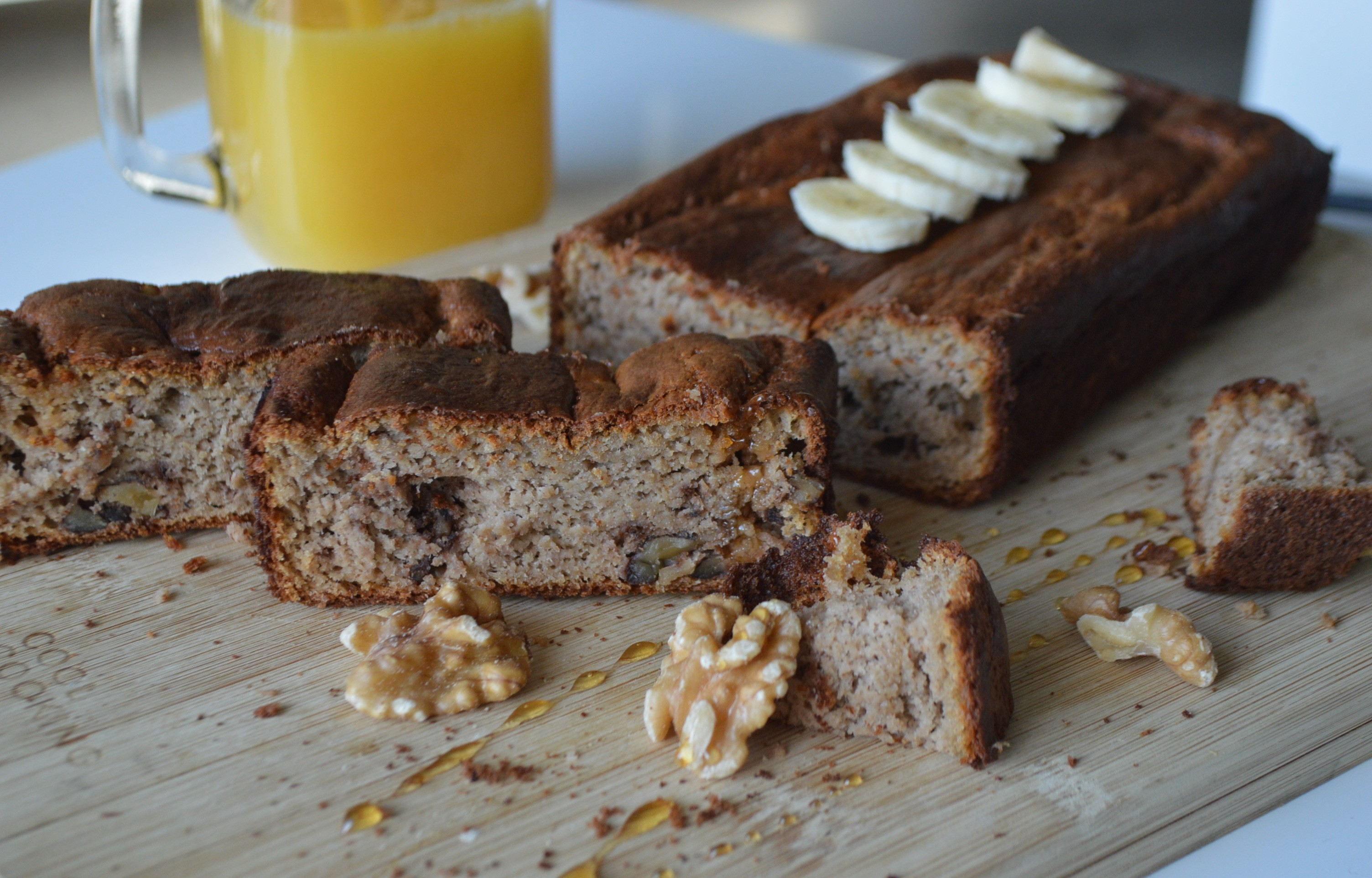 Healthy Banana Cake
 Some healthy banana cake goodness