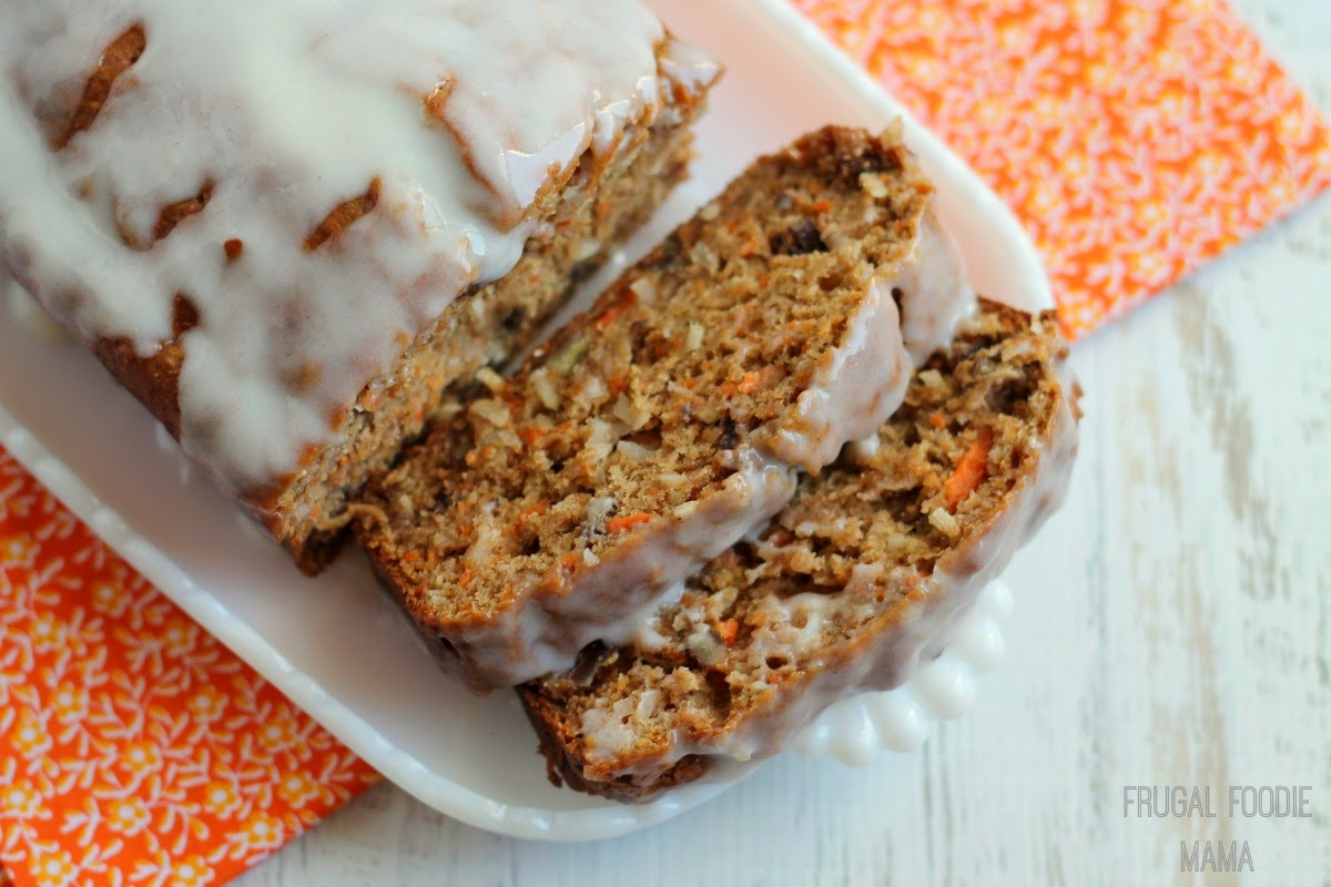 Healthy Banana Cake
 Frugal Foo Mama Healthy Carrot Cake Banana Bread