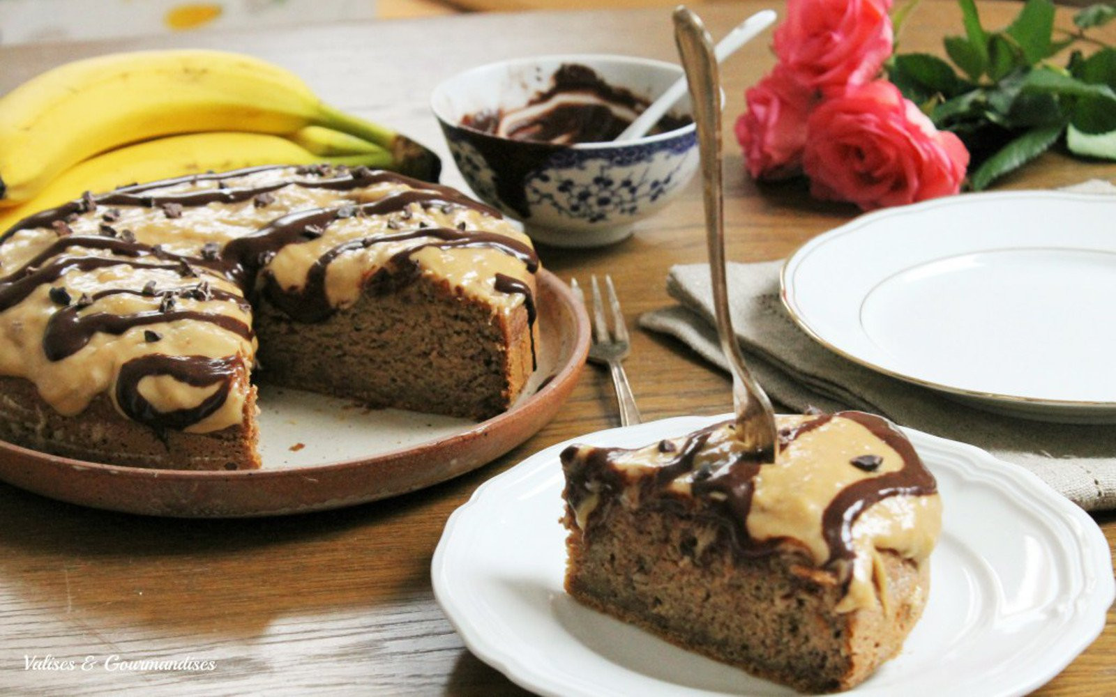 Healthy Banana Cake Recipe
 Healthy Banana Cake With Peanut Butter Frosting and Maca