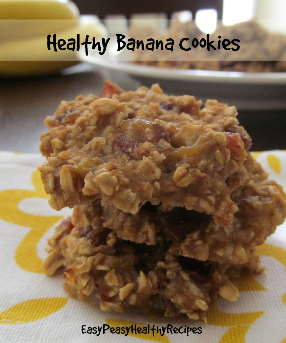 Healthy Banana Cookie Recipes
 Easy Peasy Healthy Recipes Healthy Banana Cookies