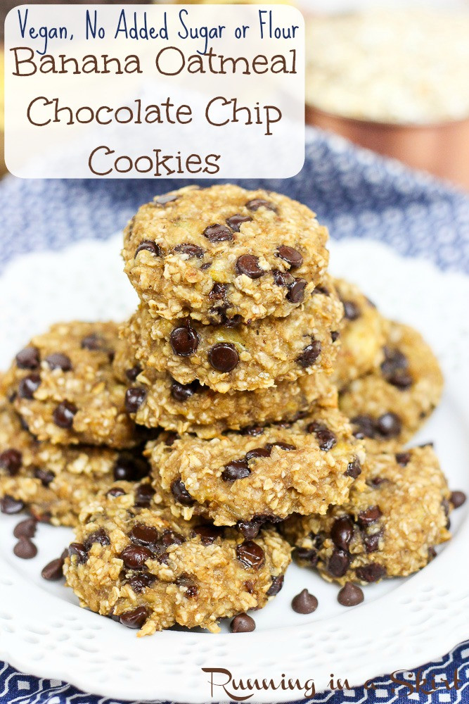 Healthy Banana Cookie Recipes
 Banana Oatmeal Chocolate Chip Cookies