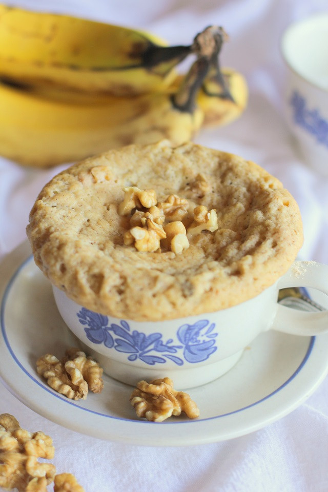 Healthy Banana Mug Cake
 Paleo Banana Bread Mug Cake Two Ways The Roasted Root