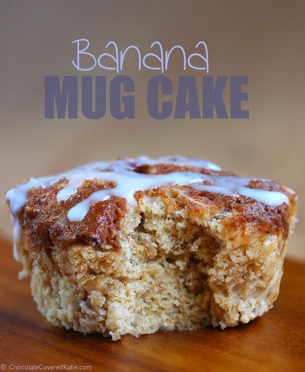 Healthy Banana Mug Cake
 Low Fat Banana Mug Cake