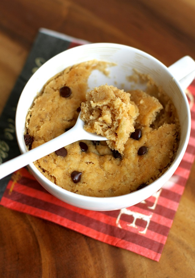 Healthy Banana Mug Cake
 Oatmeal Cookie Dough Mug Cake