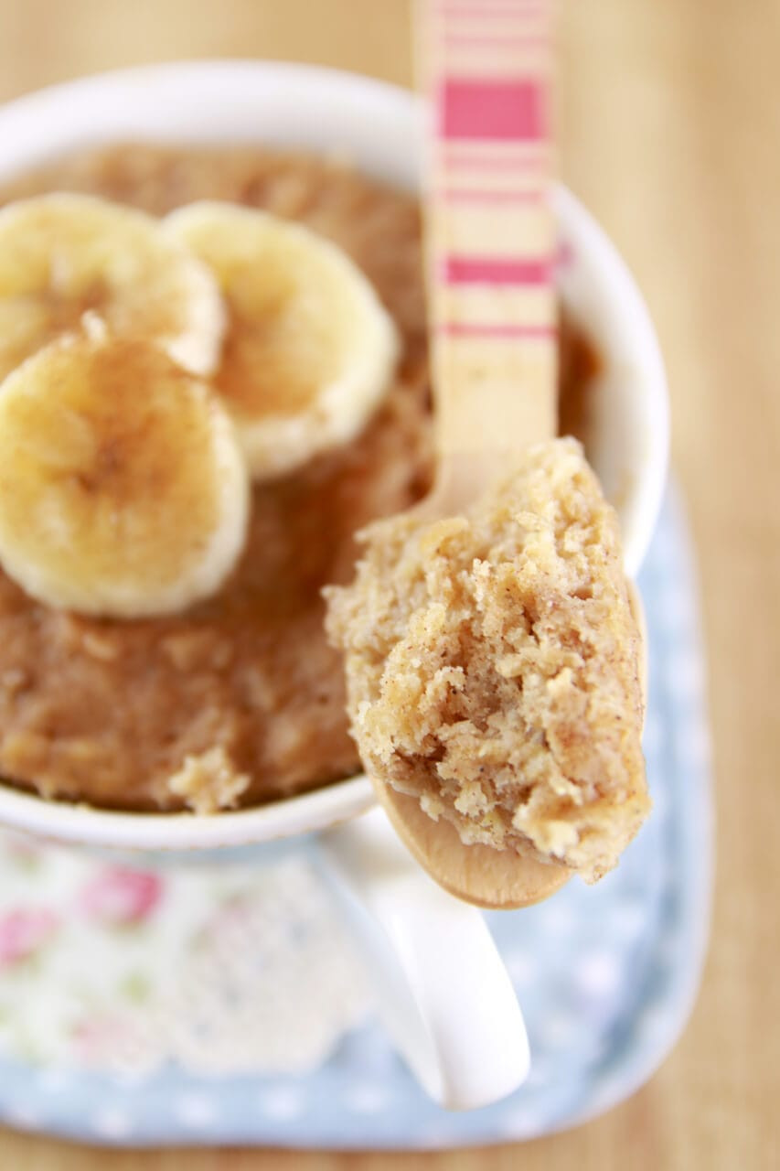 Healthy Banana Mug Cake
 Microwave Peanut Butter & Banana Mug Cake Microwave Mug