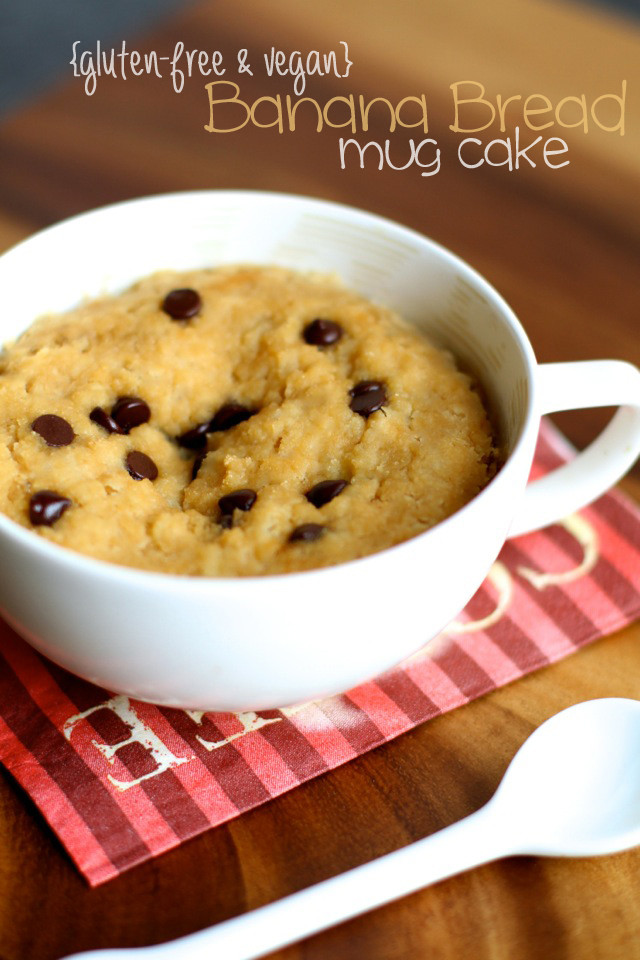 Healthy Banana Mug Cake
 Banana Bread Mug Cake