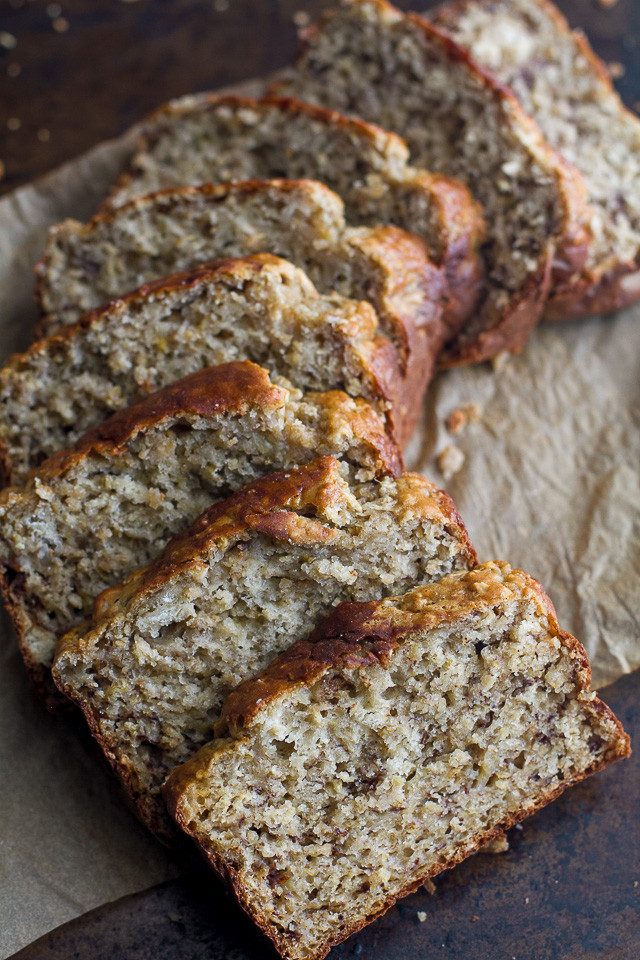 Healthy Banana Oat Bread
 healthy oatmeal banana bread