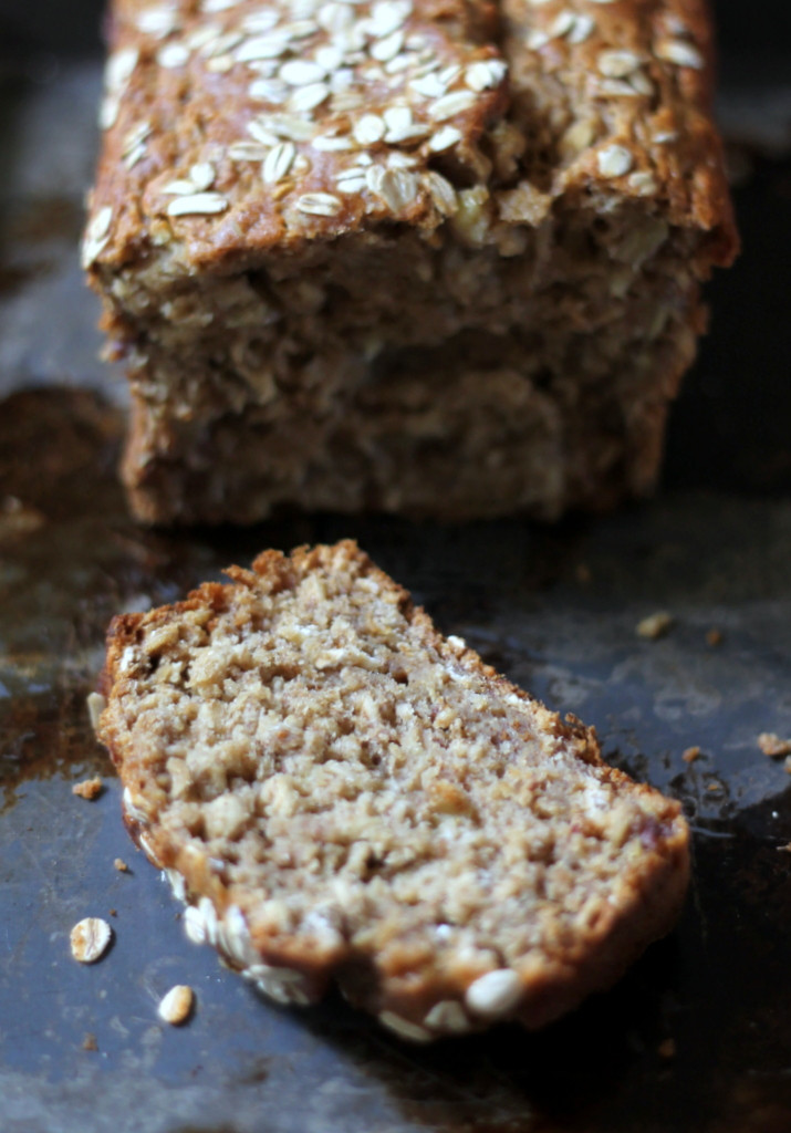 Healthy Banana Oat Bread
 Whole Wheat Oatmeal Applesauce Banana Bread