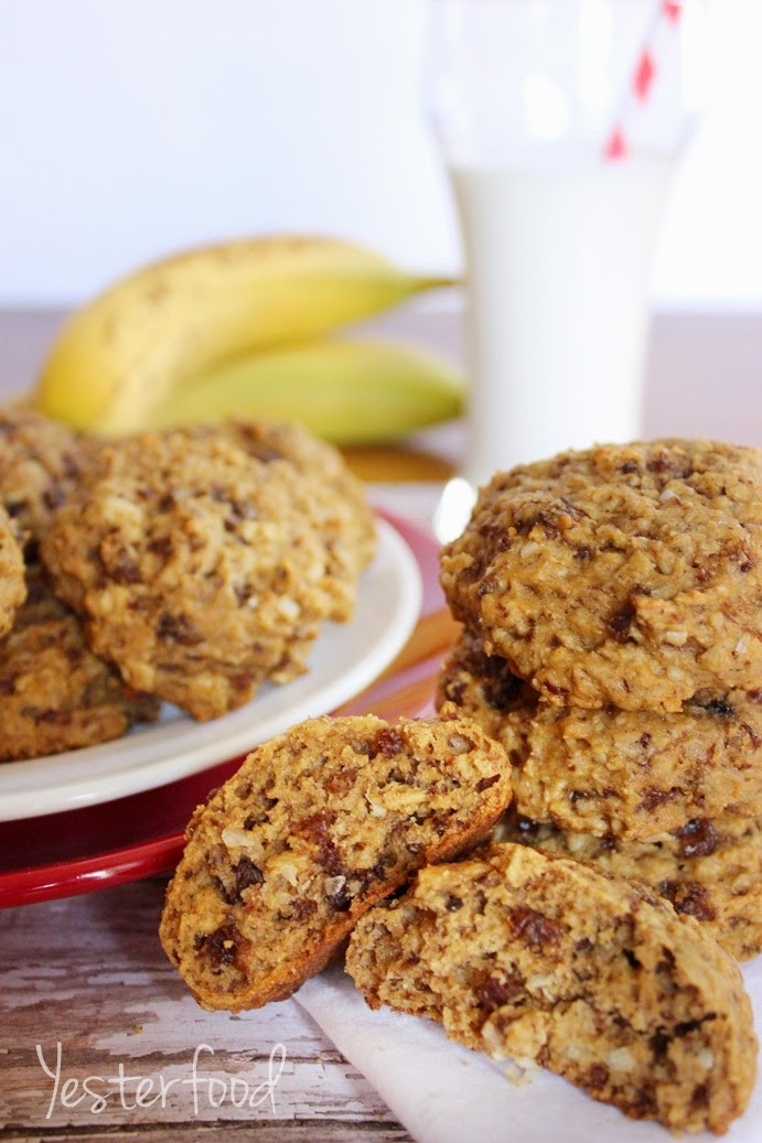 Healthy Banana Oatmeal Breakfast Cookies
 Yesterfood Banana Oatmeal Breakfast Cookies