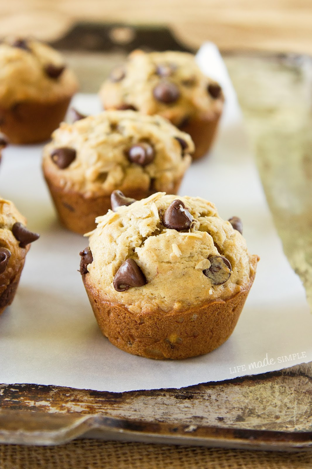 Healthy Banana Oatmeal Chocolate Chip Muffins
 Oatmeal Chocolate Chip Banana Muffins Life Made Simple