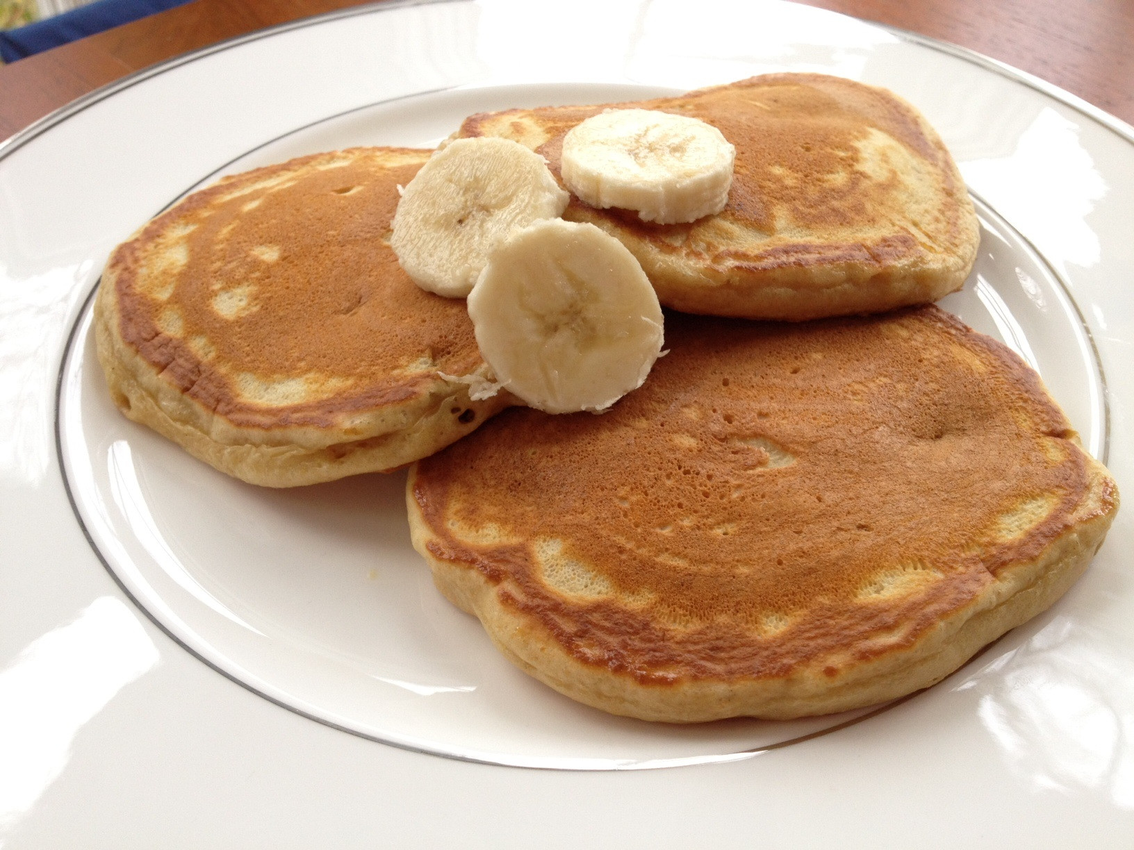 Healthy Banana Pancakes
 Perfectly Healthy Banana Pancakes