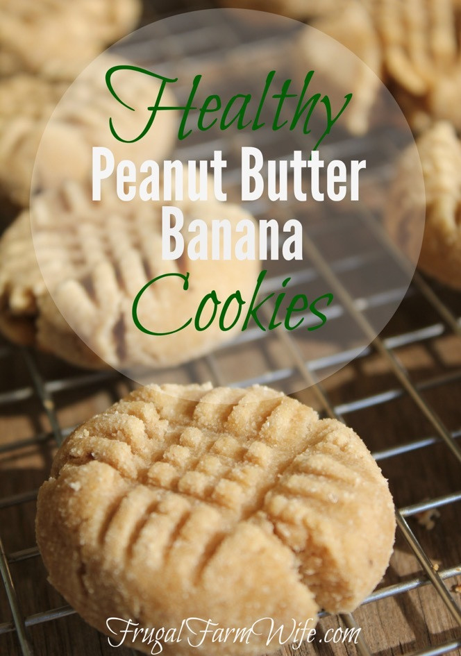 Healthy Banana Peanut Butter Cookies
 Healthy Peanut Butter Banana Cookies