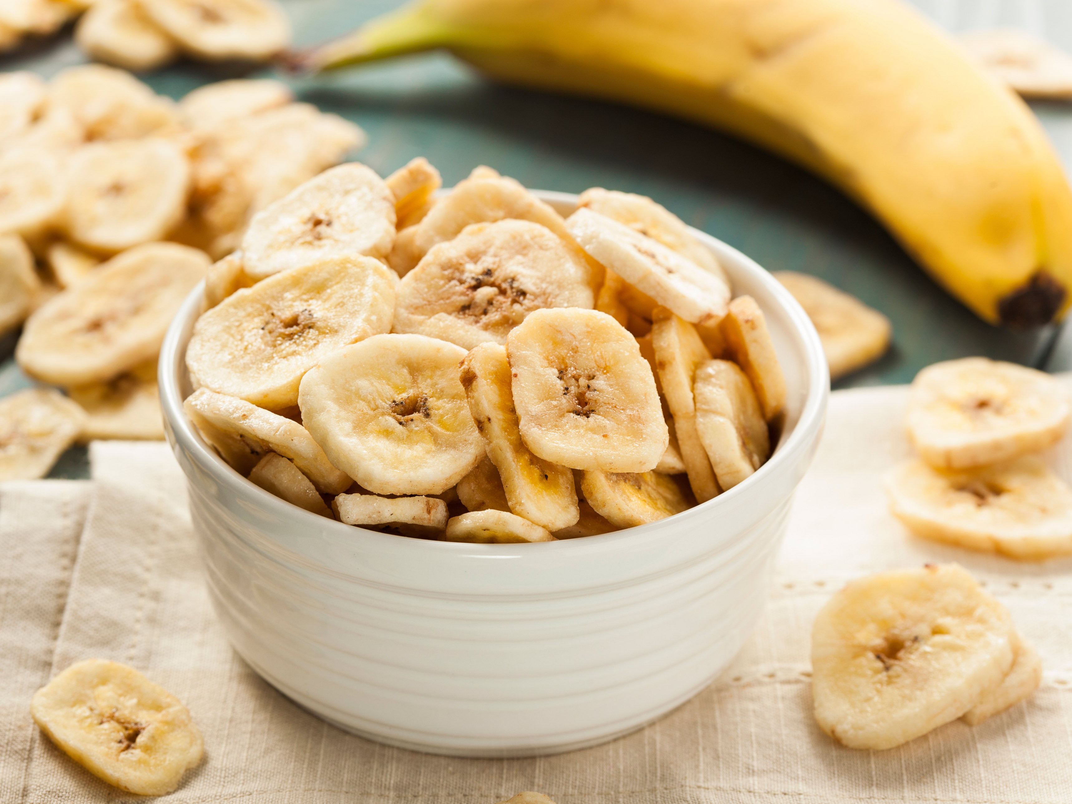 Healthy Banana Snacks
 Recipe Baked Banana Chips With Honey