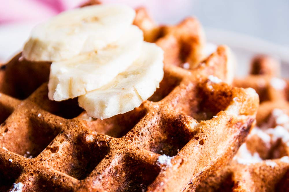 Healthy Banana Waffles
 Healthy Banana Waffles