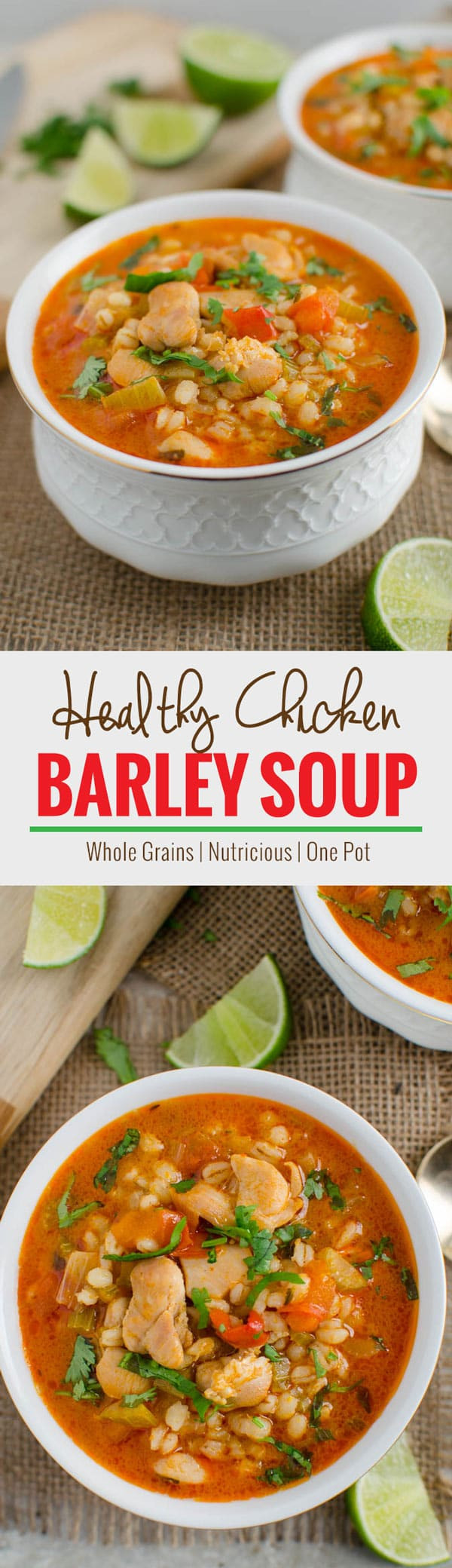 Healthy Barley Recipes
 Hearty Healthy Chicken and Barley soup