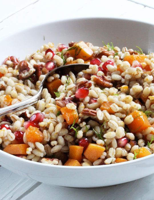 Healthy Barley Recipes
 Warm Pumpkin and Pearl Barley Salad Recipe — Eatwell101