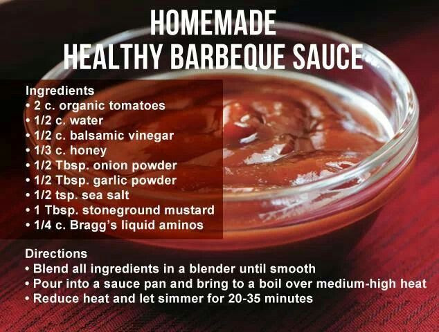 Healthy Bbq Sauce
 Make it healthy bbq sauce recipes