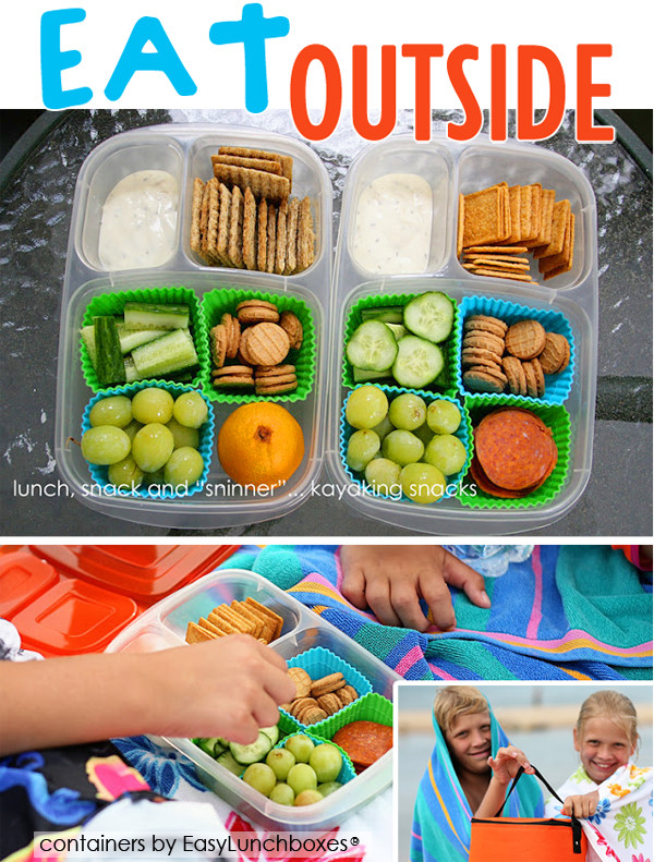 Healthy Beach Snacks
 Pack lunch dinner or snacks for the pool or beach