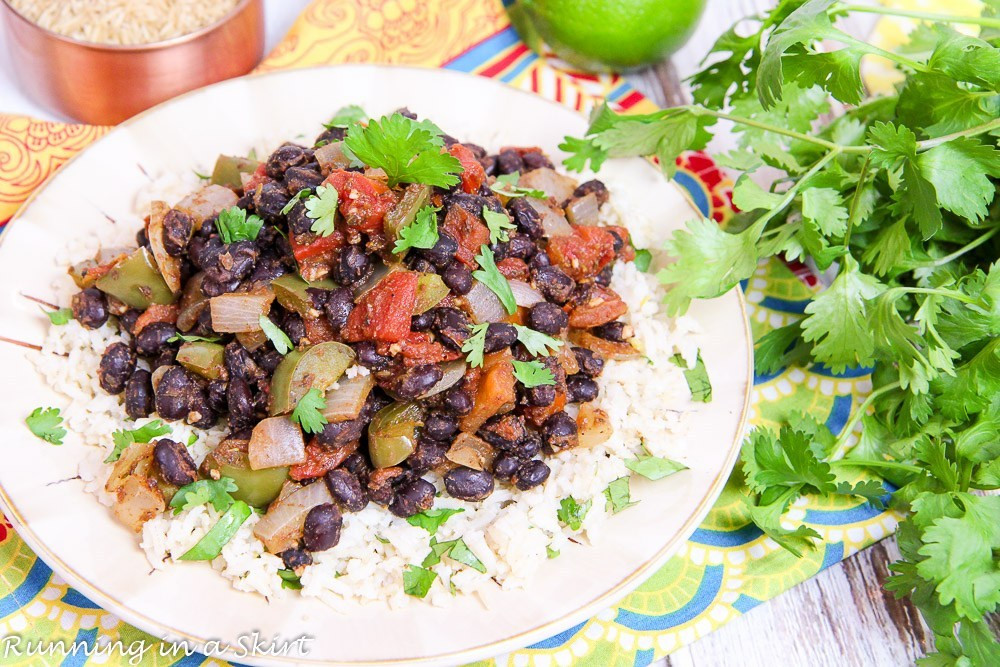 Healthy Beans And Rice Recipe
 15 Minute Easy Black Beans and Rice