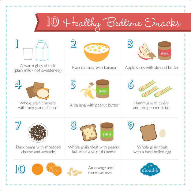 Healthy Bedtime Snacks for Sleep 20 Ideas for 10 Quick &amp; Healthy Bedtime Snacks to Help Kids Sleep