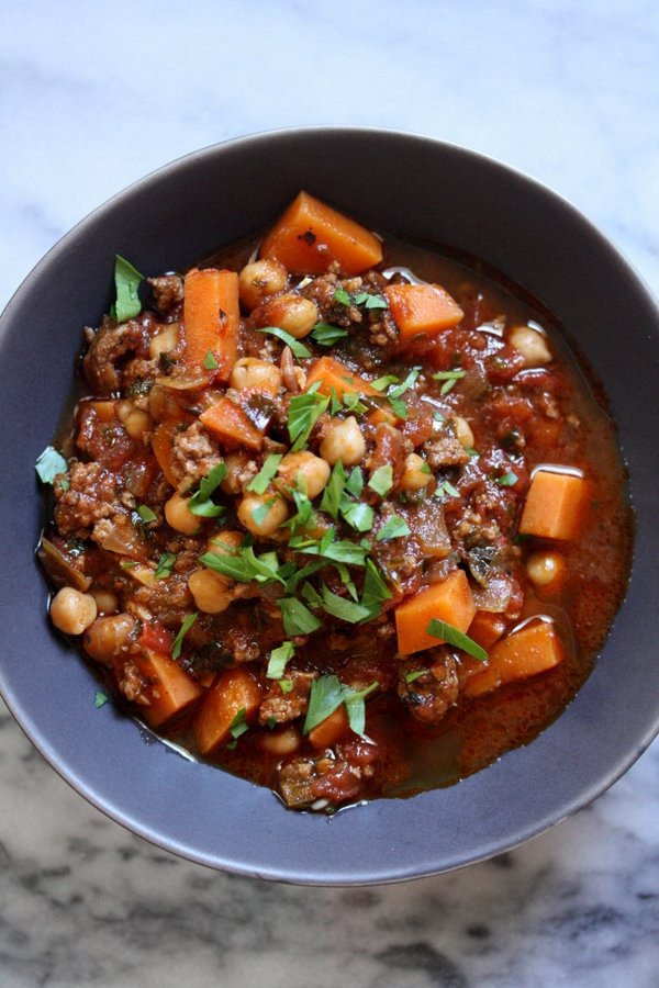 Healthy Beef Chili Recipe
 Lamb Chili Recipe with Sweet Potatoes Chickpeas and