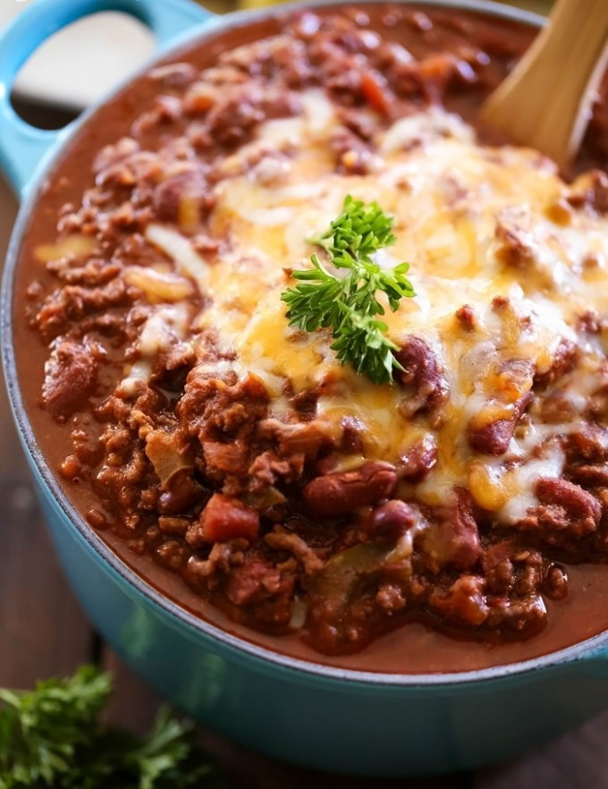 Healthy Beef Chili Recipe
 Spicy Chili Ground Beef Crock Pot – Healthy Simple