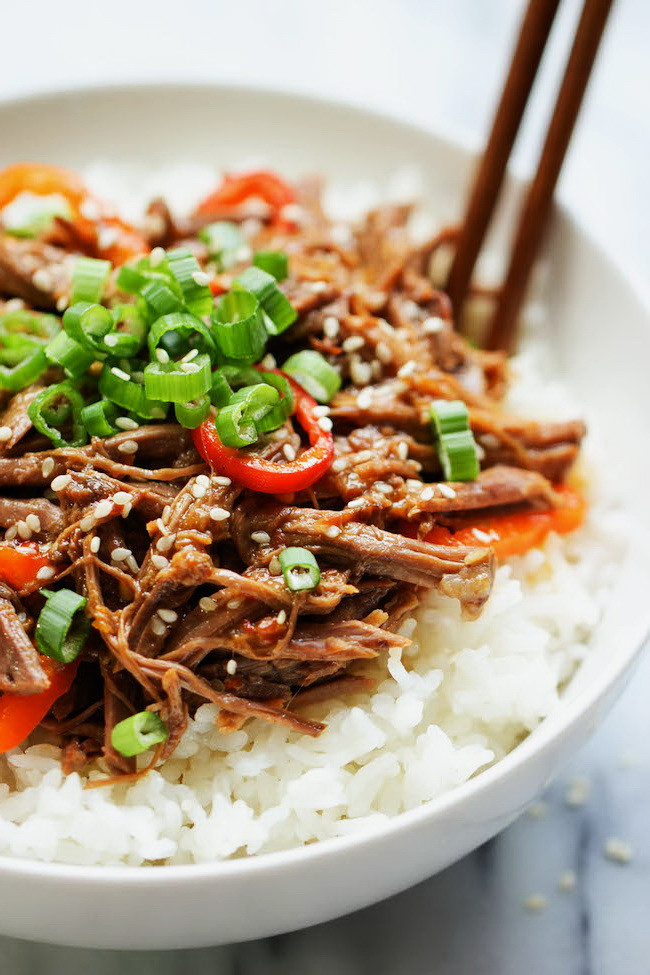 Healthy Beef Dinners
 Slow Cooked Beef with Korean BBQ Sauce – Healthy Boneless